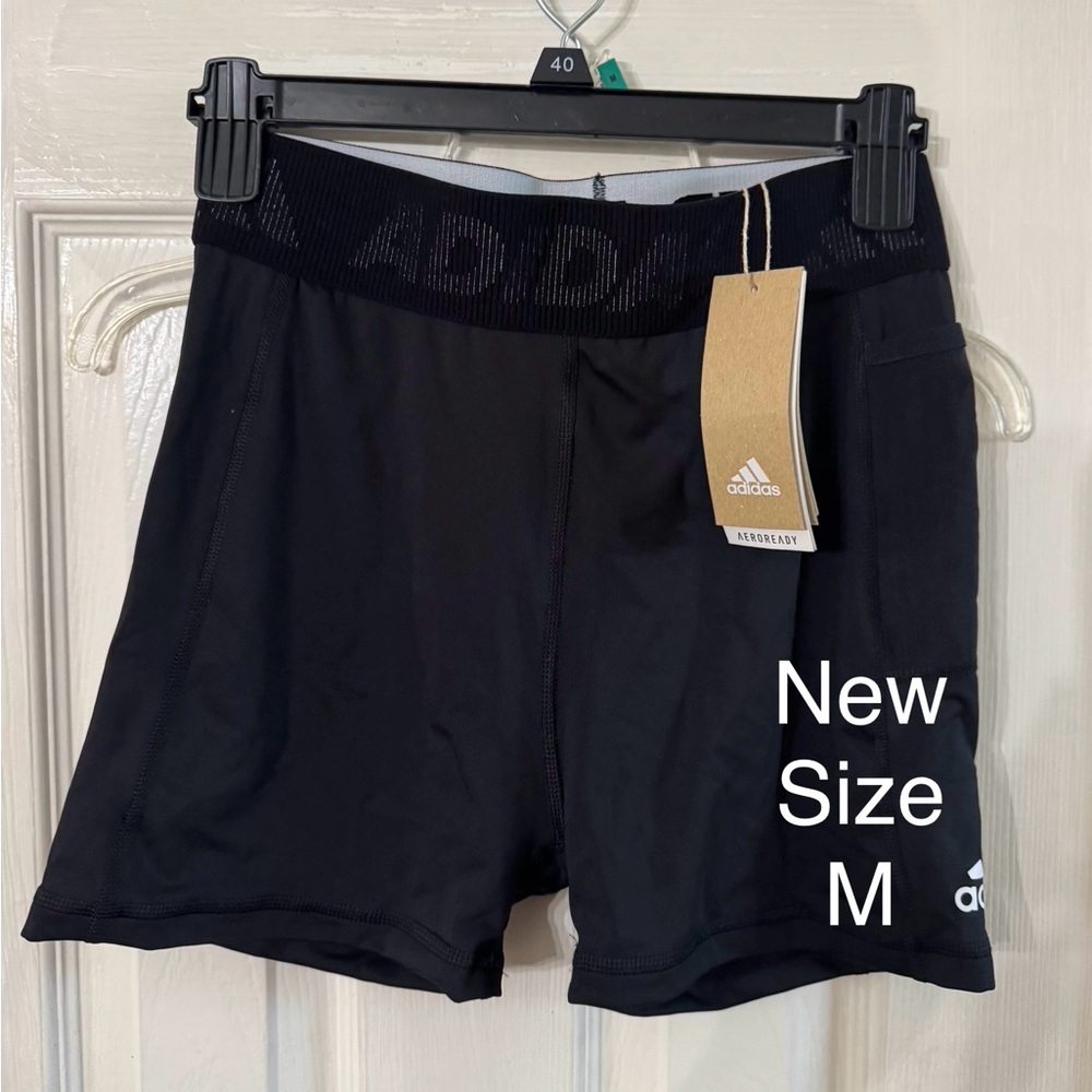Women Adidas black shorts